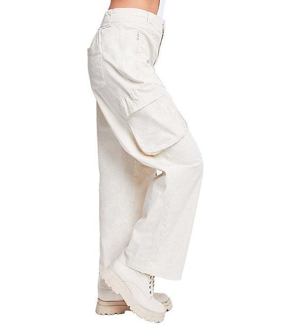 YMI Jeanswear High Rise Relaxed Straight Leg Cargo Pants Product Image