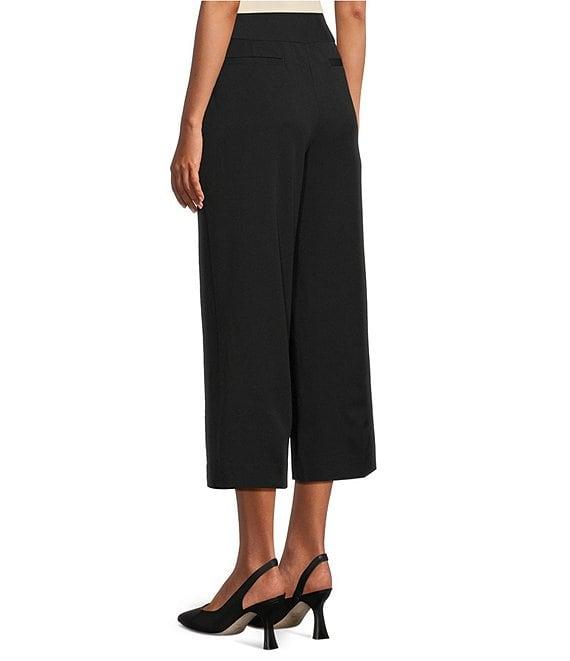 Investments Black Park Ave Pull-On Wide Leg Crop Pants Product Image