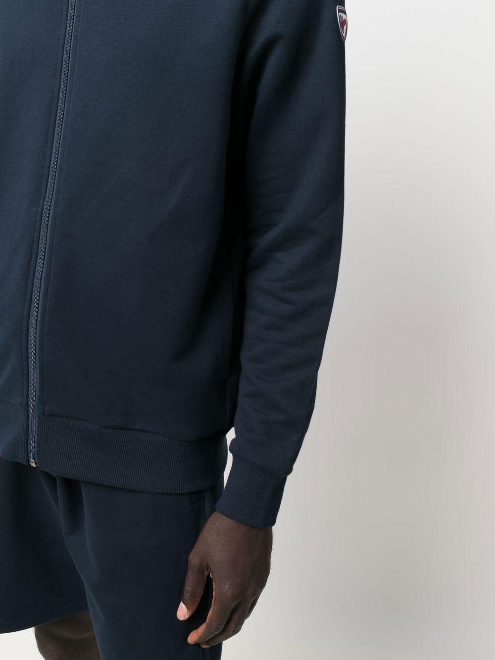 logo-print zip-up sweatshirt Product Image