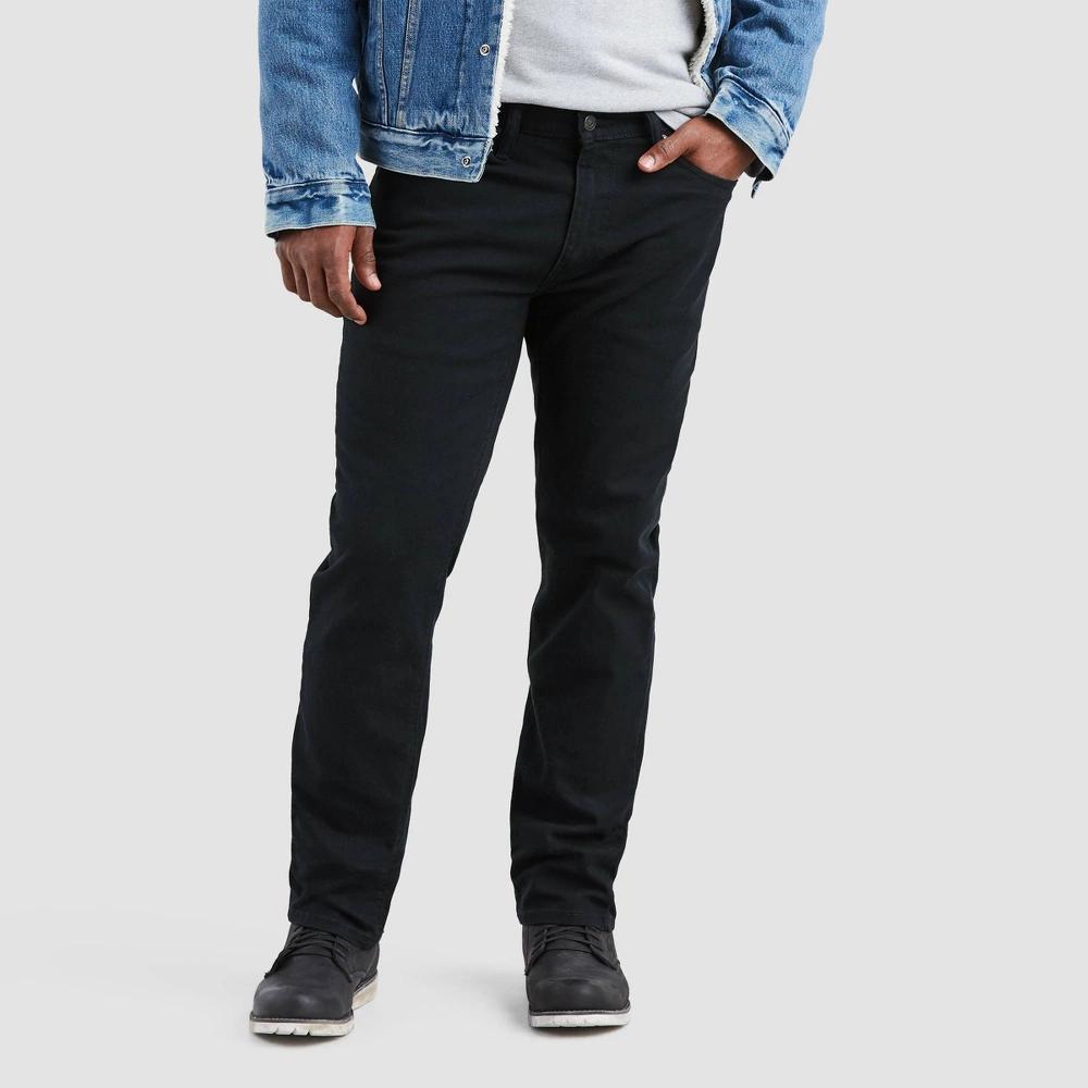 Levi's® Men's 541™ Fit Taper Jeans - Black Denim 36x30: Heavyweight Stretch Denim, Mid Rise Product Image