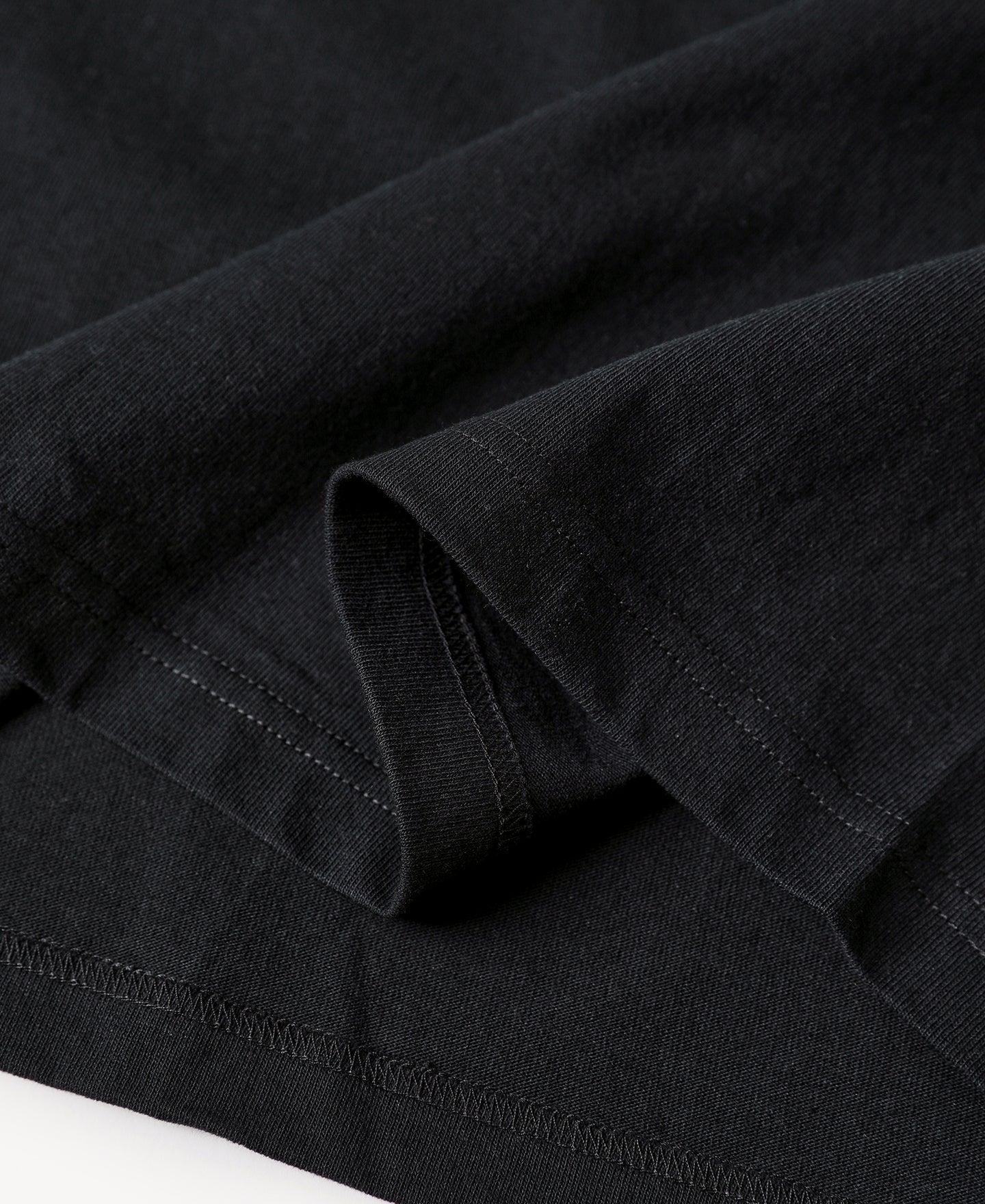 9 oz Cotton Tubular T-Shirt - Black Product Image