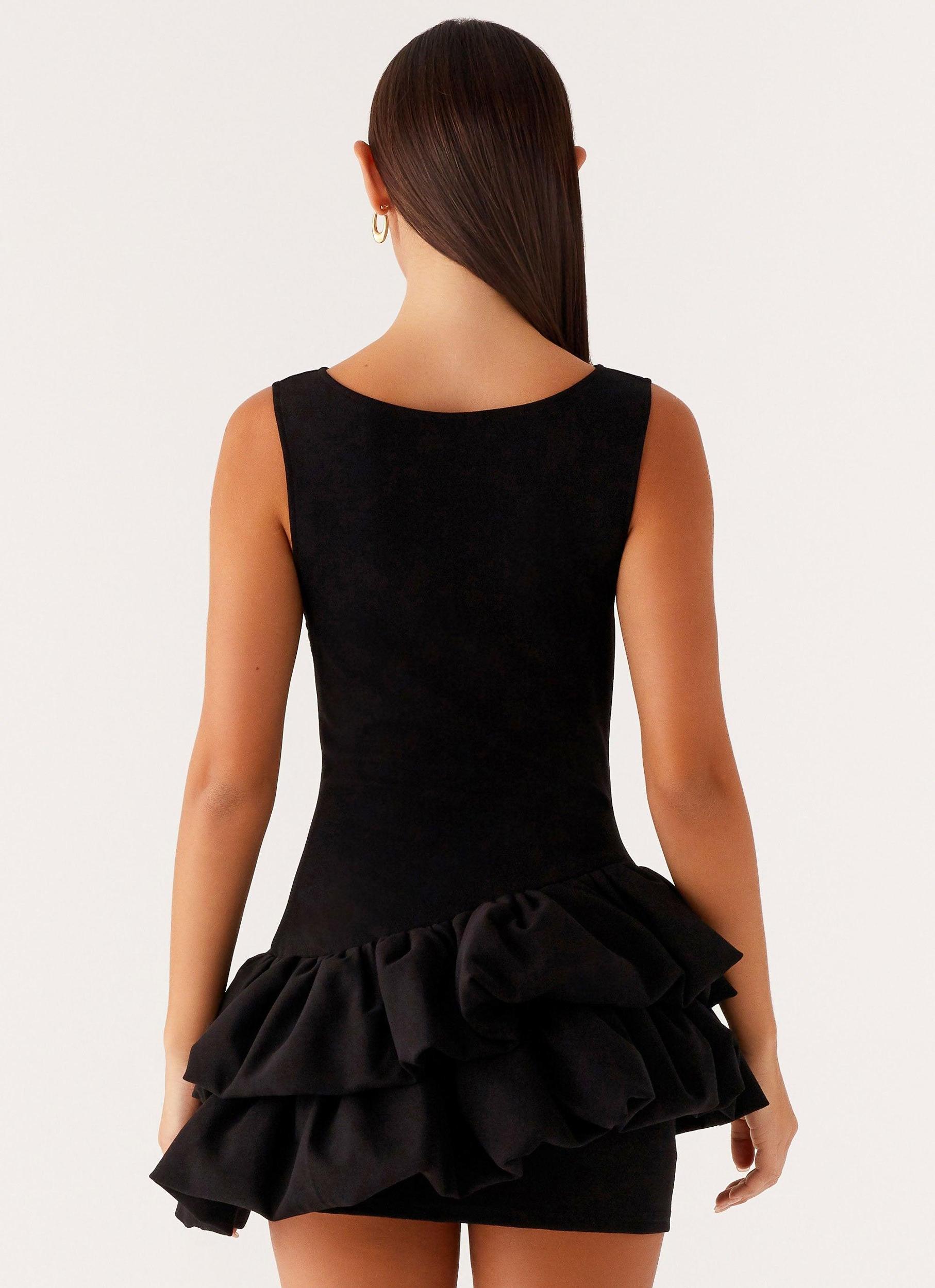 Break Free Mini Dress - Black Product Image