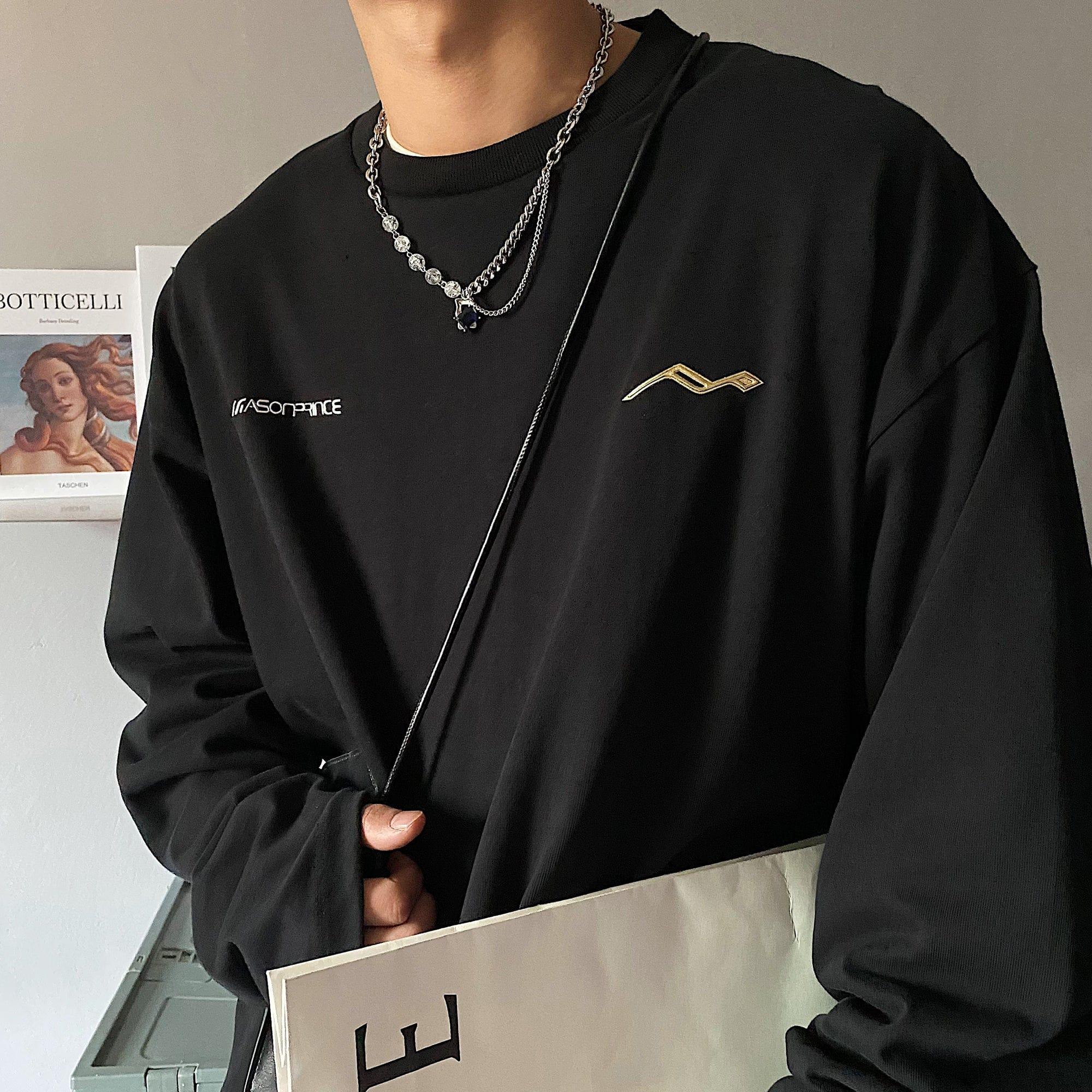 BLUE GEM PENDANT MULTI CHAIN NECKLACE Product Image