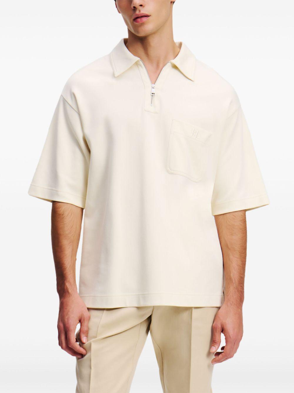 logo-embroidered polo shirt Product Image