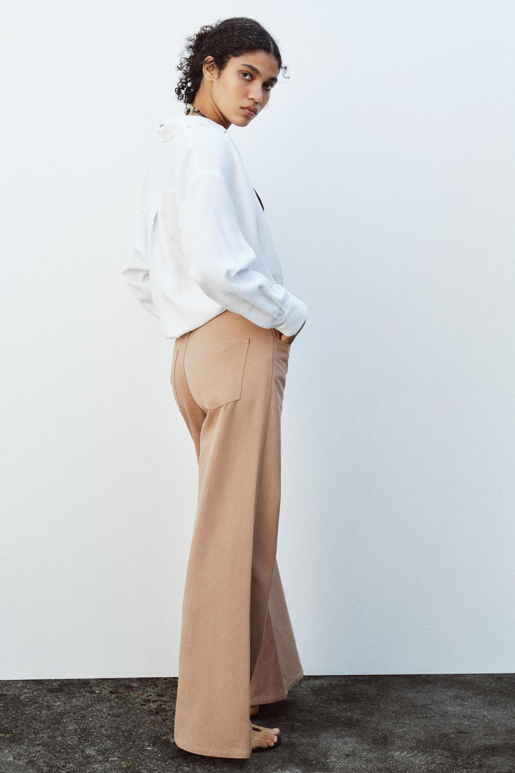 HIGH WAIST WIDE LEG PANTS Product Image
