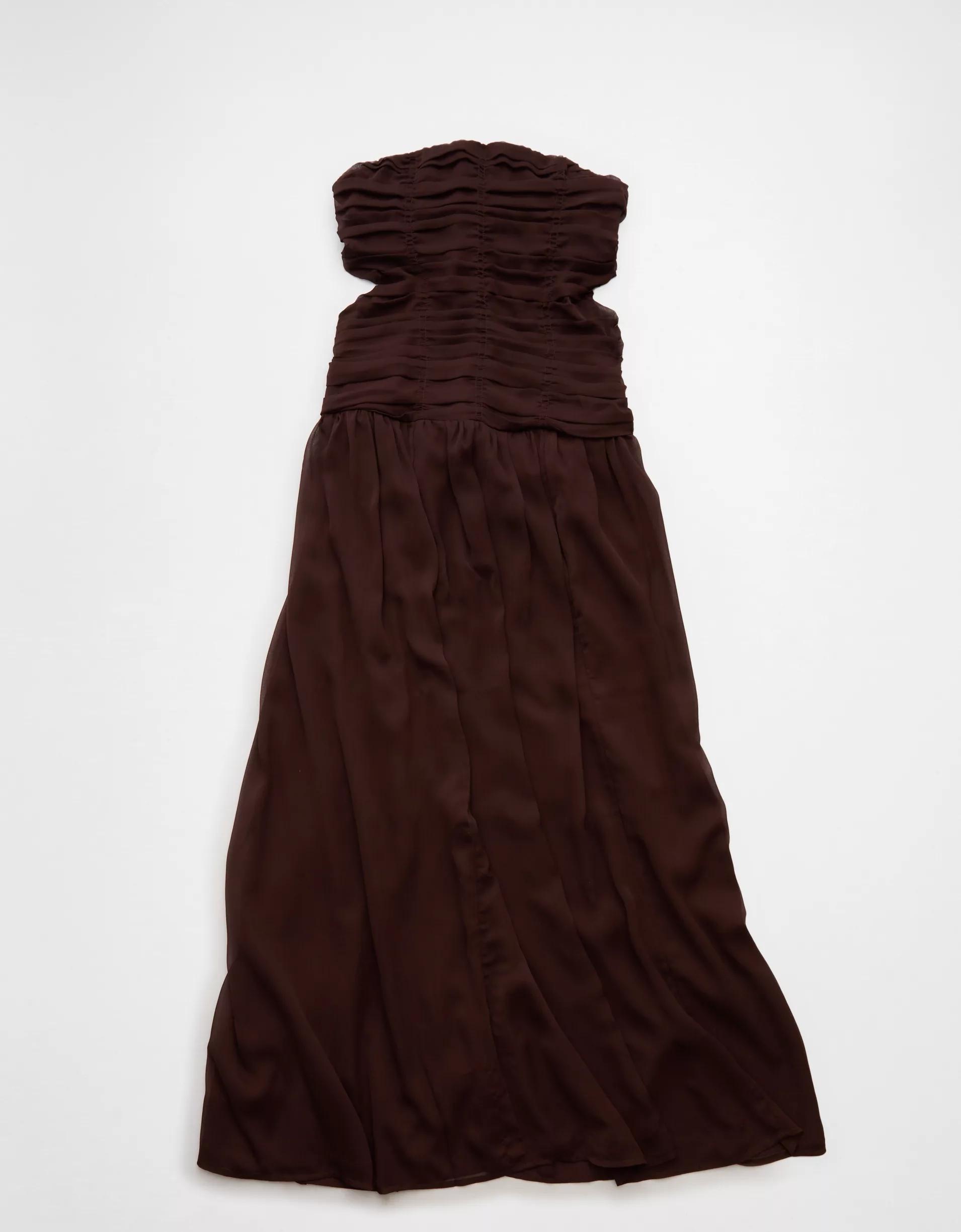 AE Strapless Cut-Out Maxi Dress Product Image