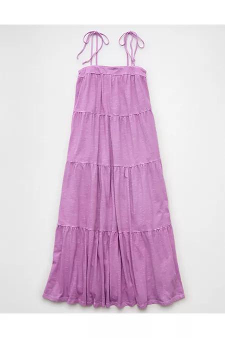 AE Sunchaser Knit Tie Shoulder Maxi Dress Women's Product Image