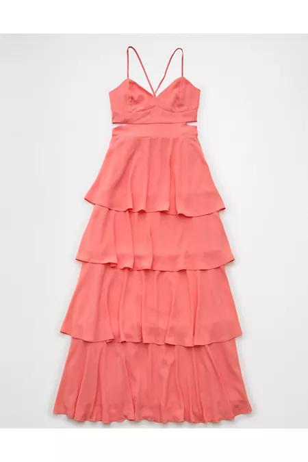 AE Cut-Out Tiered Maxi Dress Women's Product Image