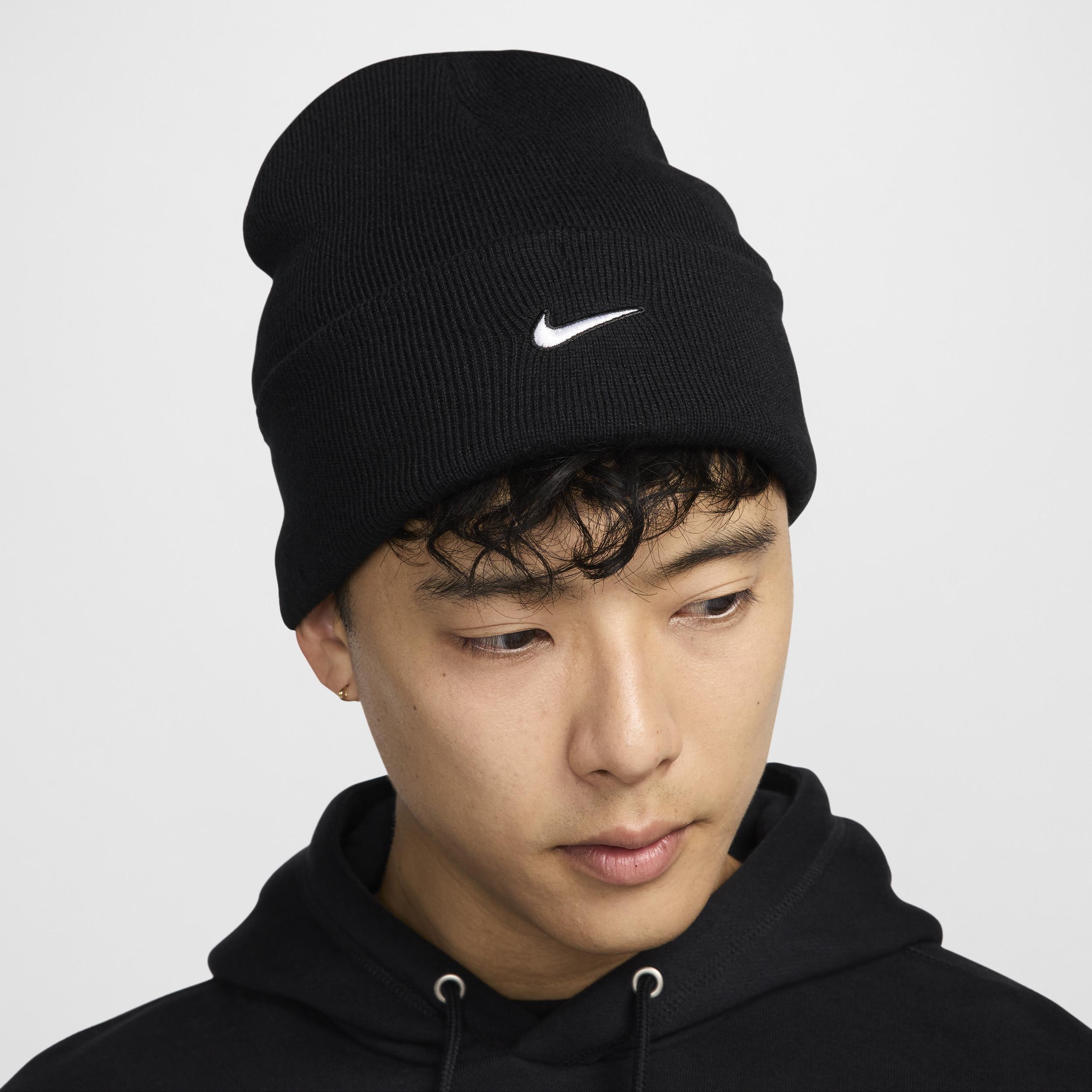 Nike Unisex Peak Swoosh Beanie | HF0187-010 Product Image