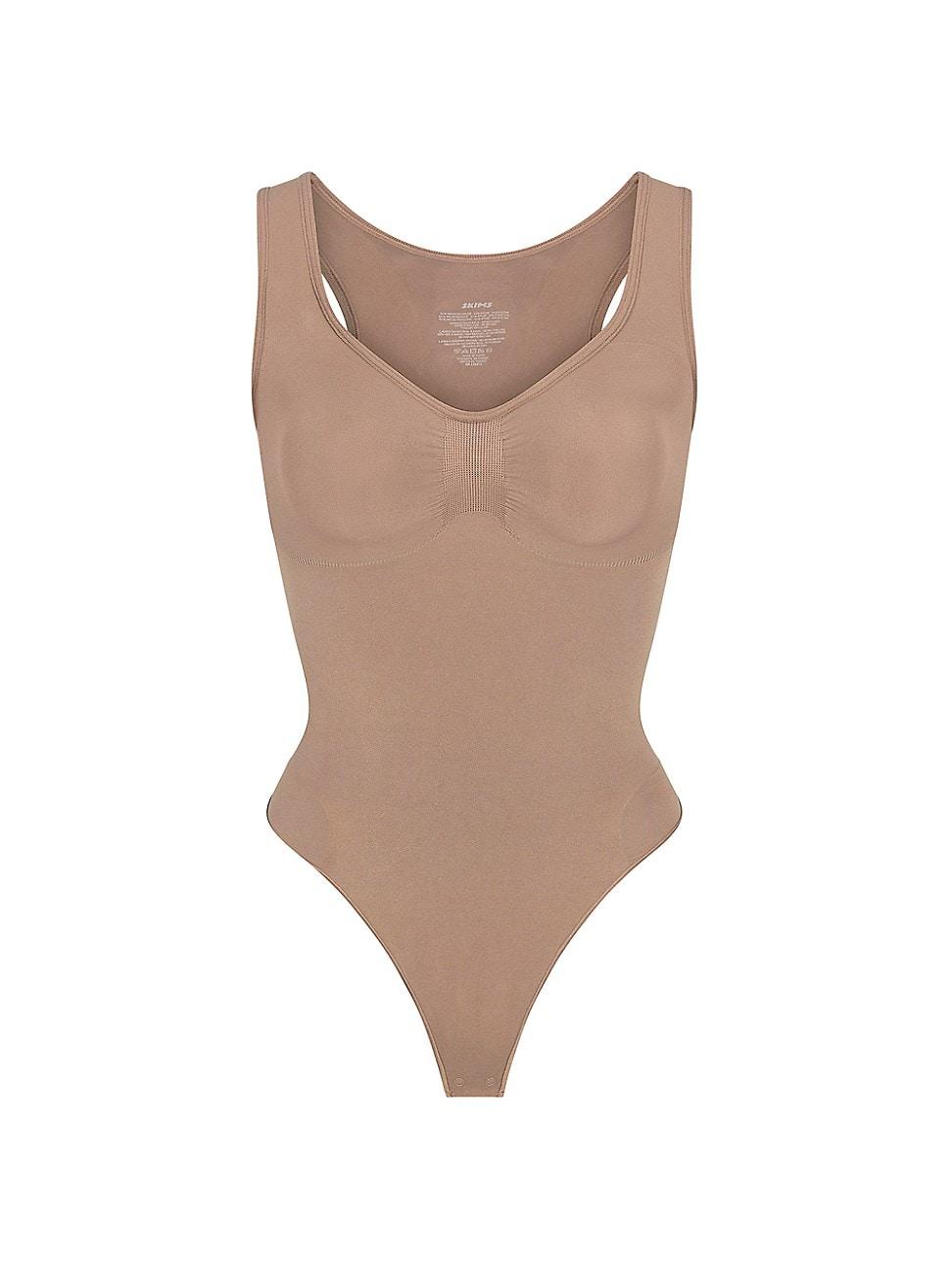 Womens Seamless Sculpt Scoopneck Thong Bodysuit Product Image