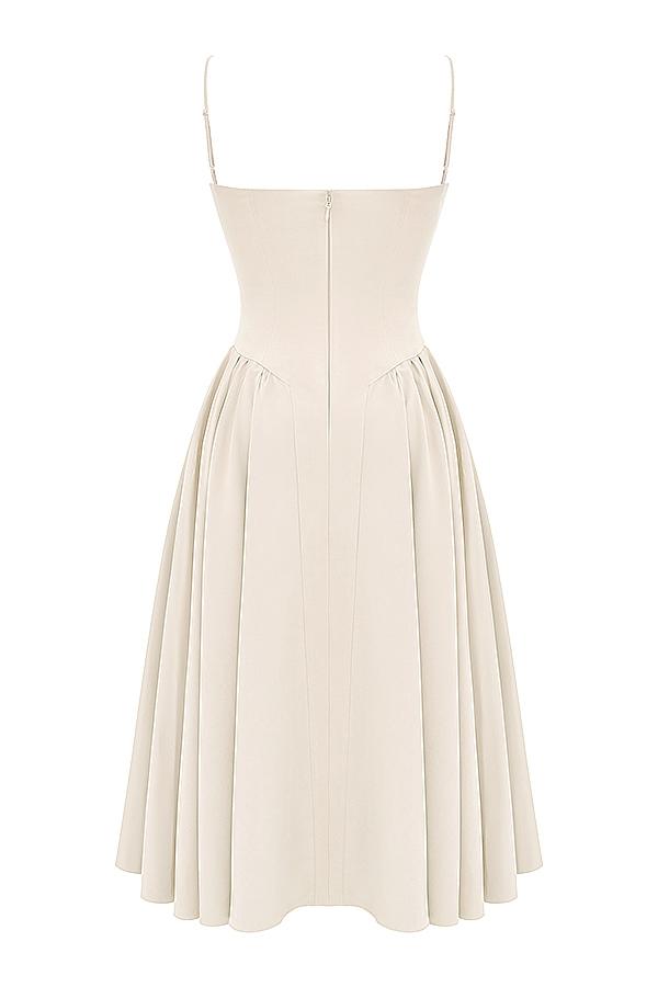 Samaria  vintage cream corset sundress Product Image