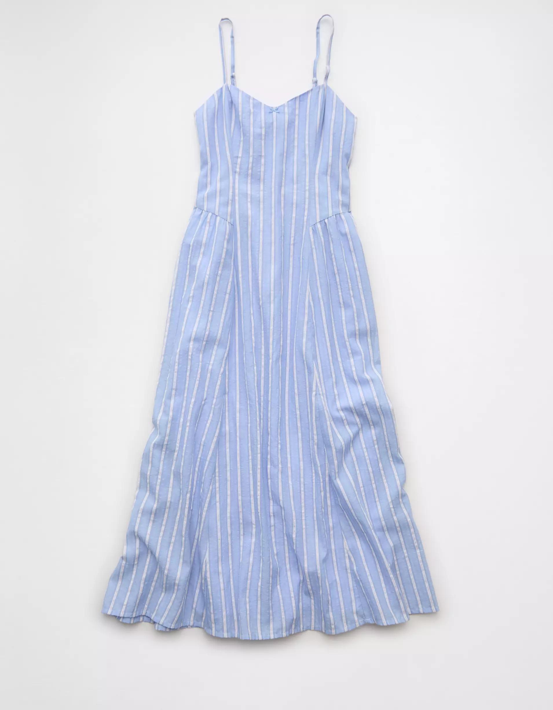 AE Sweetheart Drop Waist Midi Dress Product Image