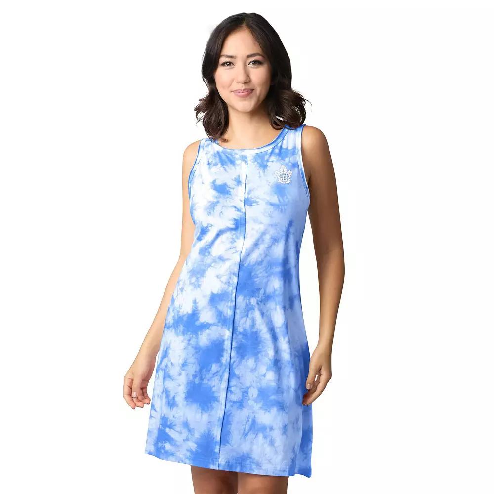 Women's Margaritaville Blue New York Rangers Clouds Tie-Dye Dress,  Product Image