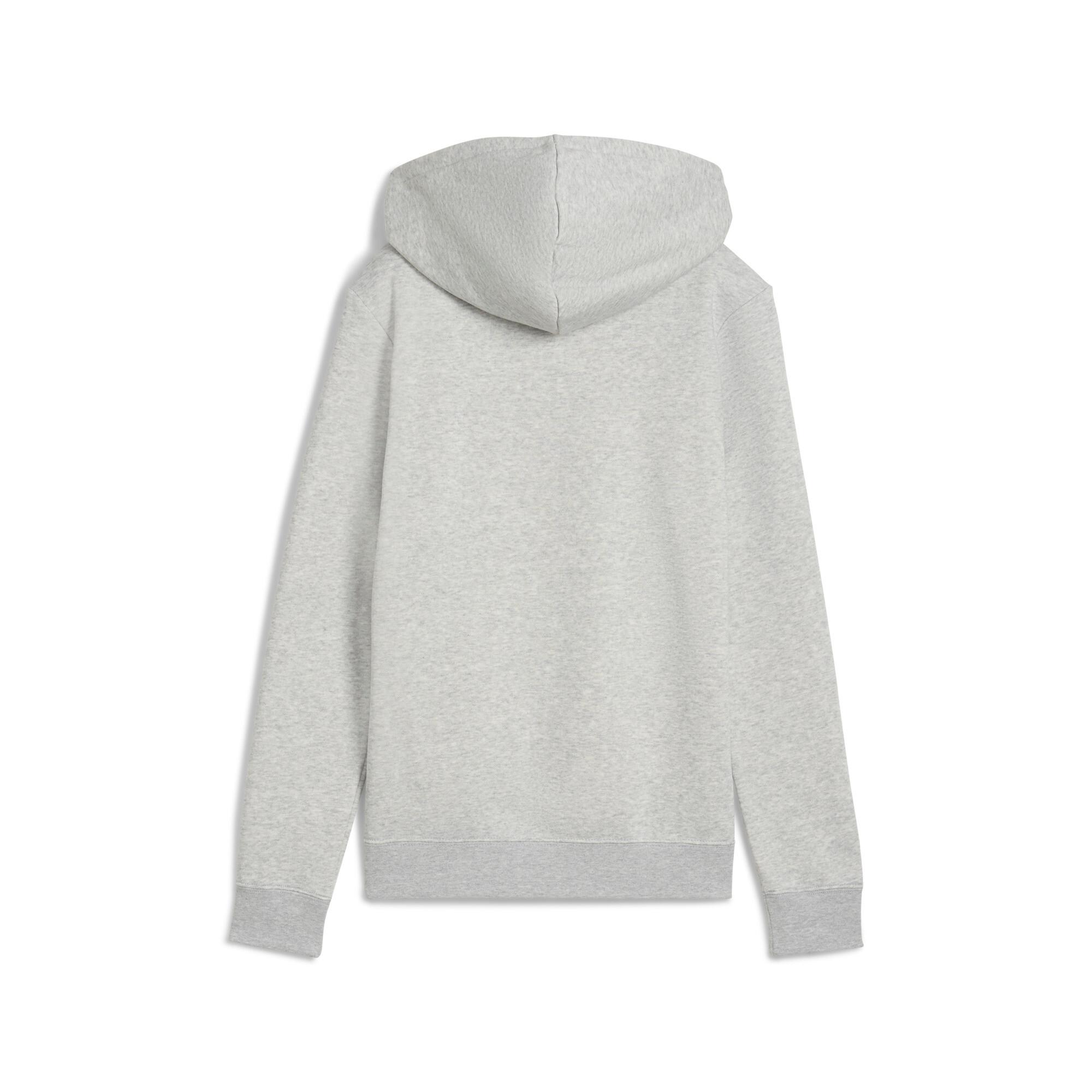 PUMA Essentials No. 1 Logo Women's Hoodie in Light Grey Heather Product Image