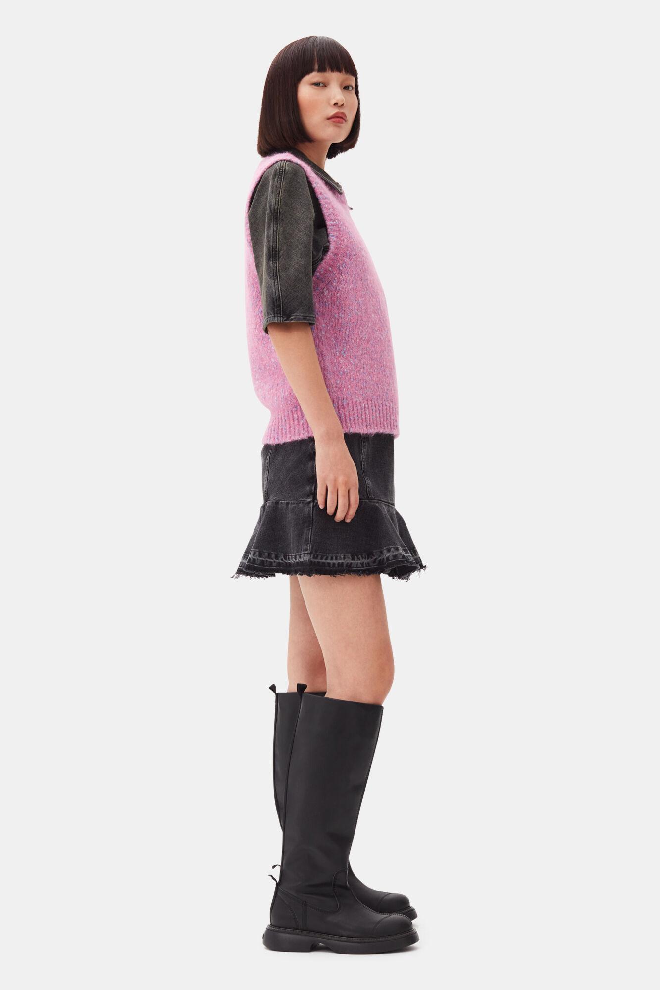 Pink Knit Vest Product Image