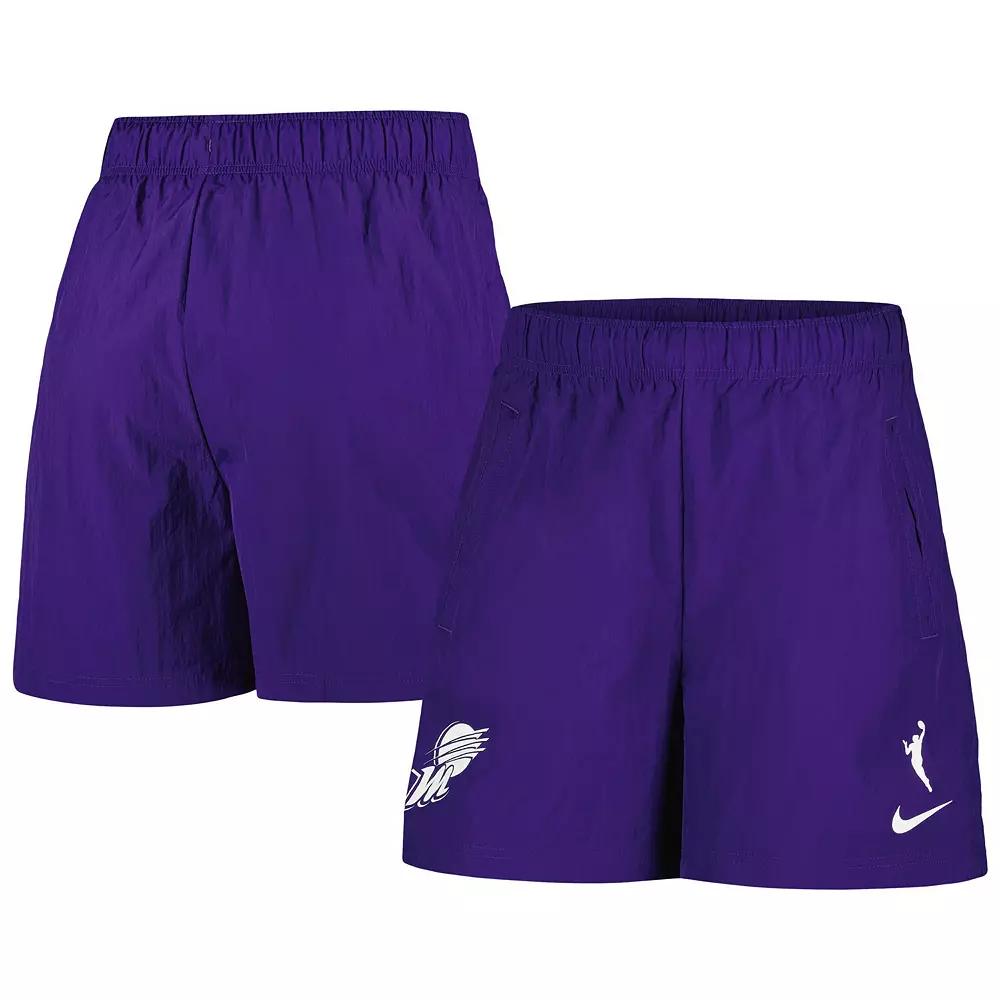 Women's Nike Purple Phoenix Mercury Buzzer Beaters Woven Performance Shorts, Size: Large, Wnb Purple Product Image
