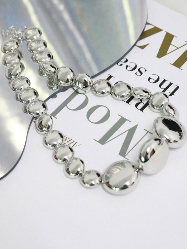 Shiny Solid Color Necklaces Accessories Product Image
