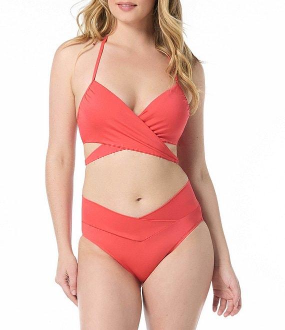 Coco Reef Solid Serene Crossover V-Waist Hipster Swim Bottom Product Image