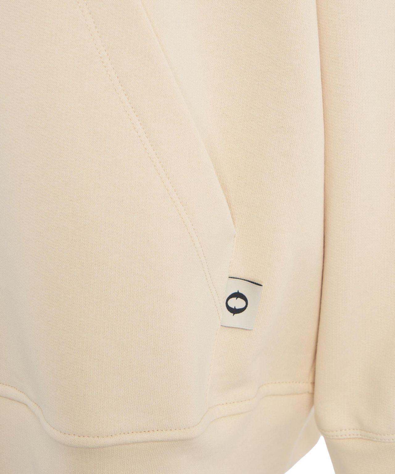 Oversize hoodie with zip Product Image