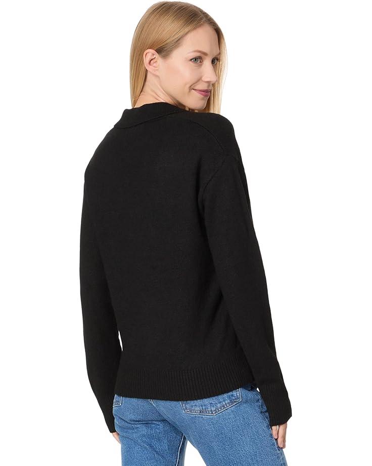V-Neck Cozy Cotton Wedged Pullover Product Image