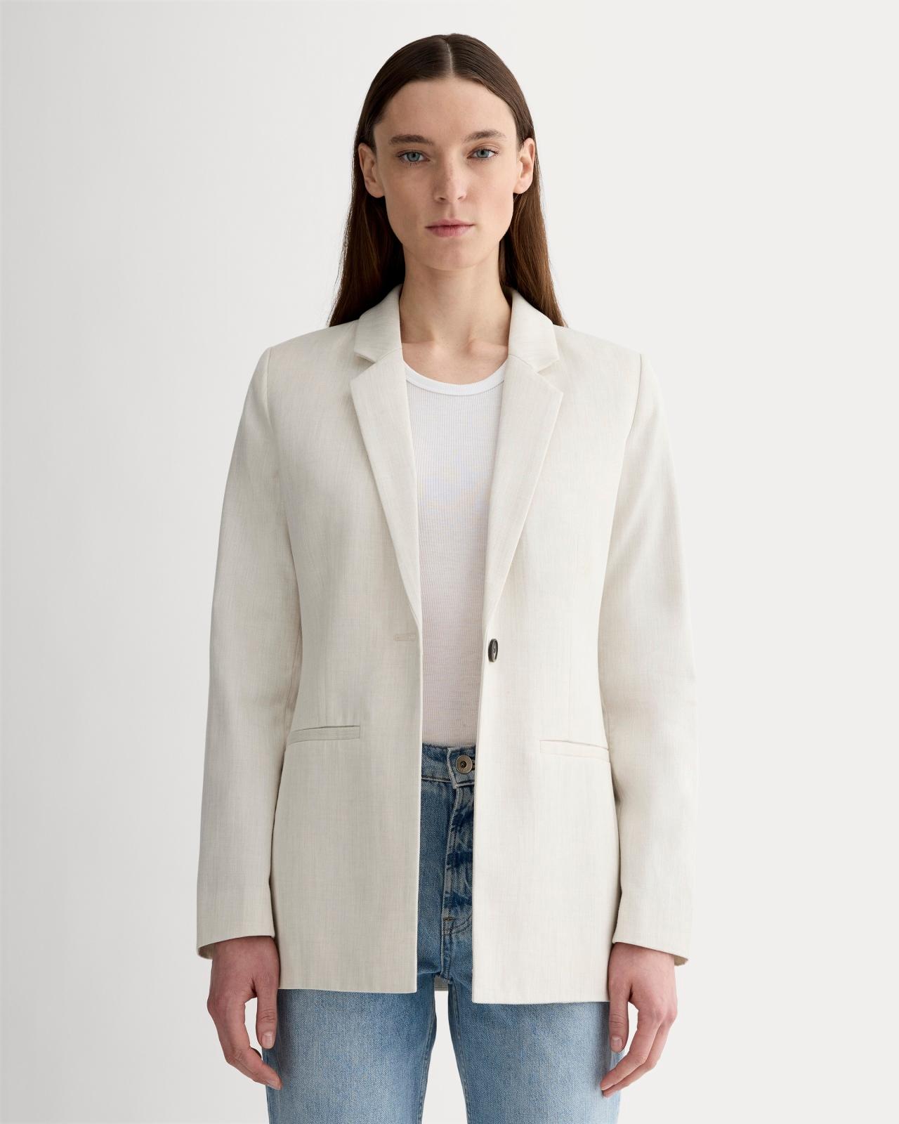 The Relaxed Blazer in Buttersmooth Product Image