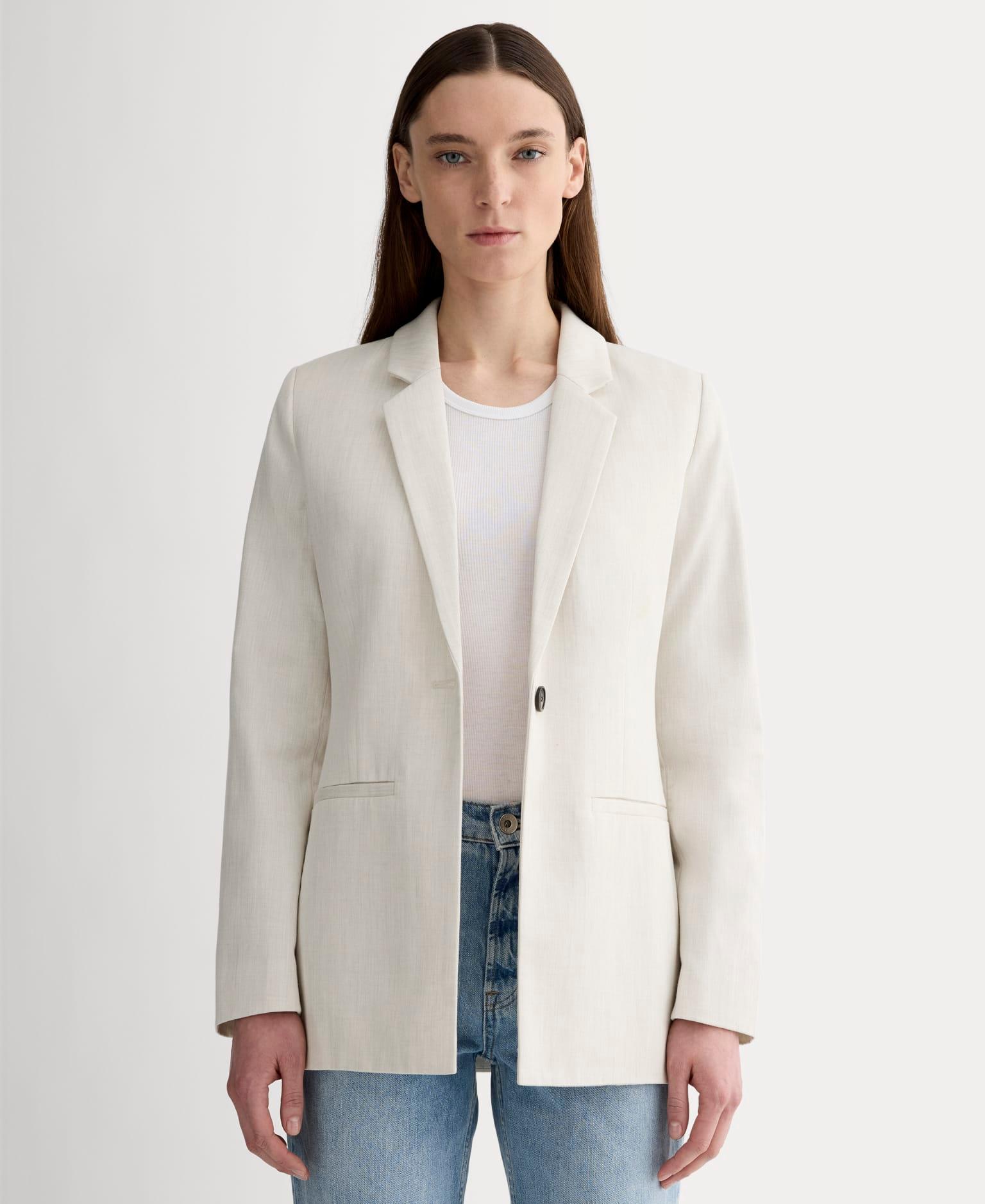 The Relaxed Blazer in Buttersmooth Product Image