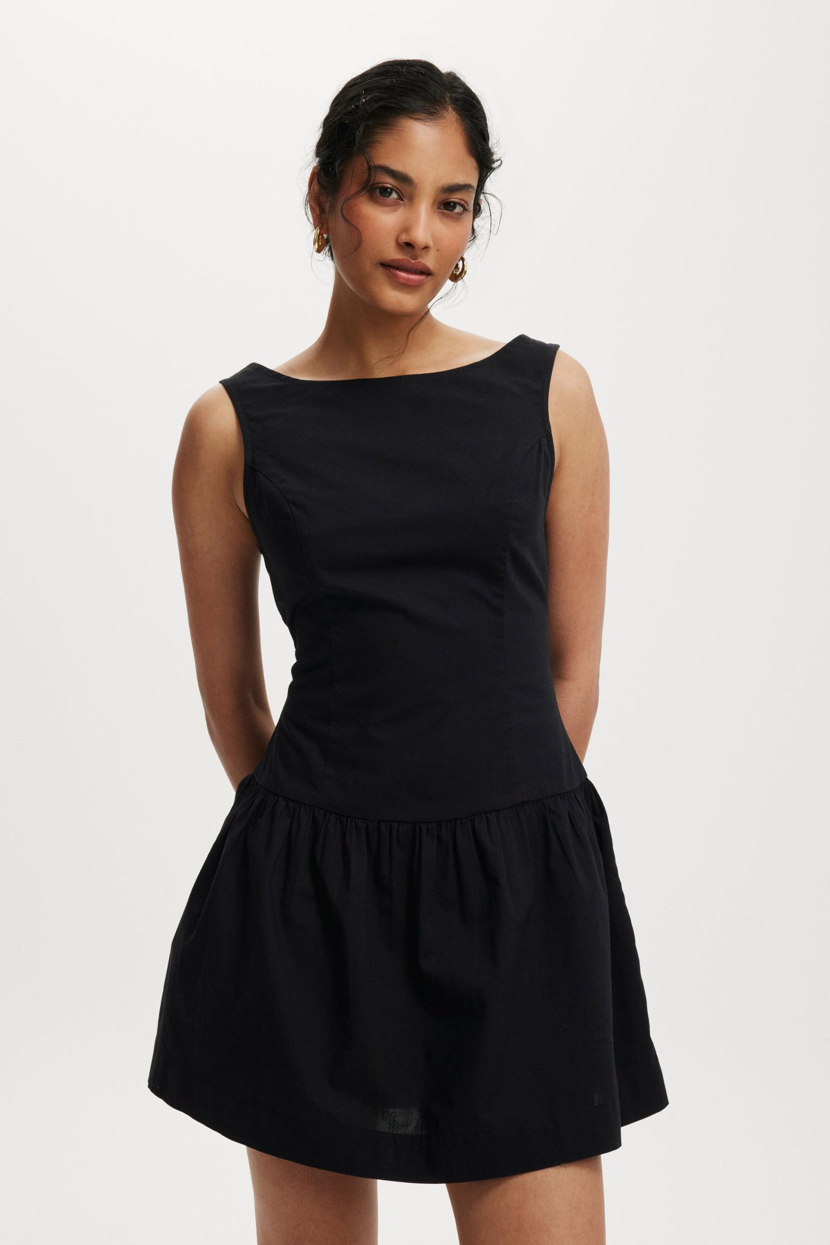 Mikki Drop Hem Mini Dress Product Image
