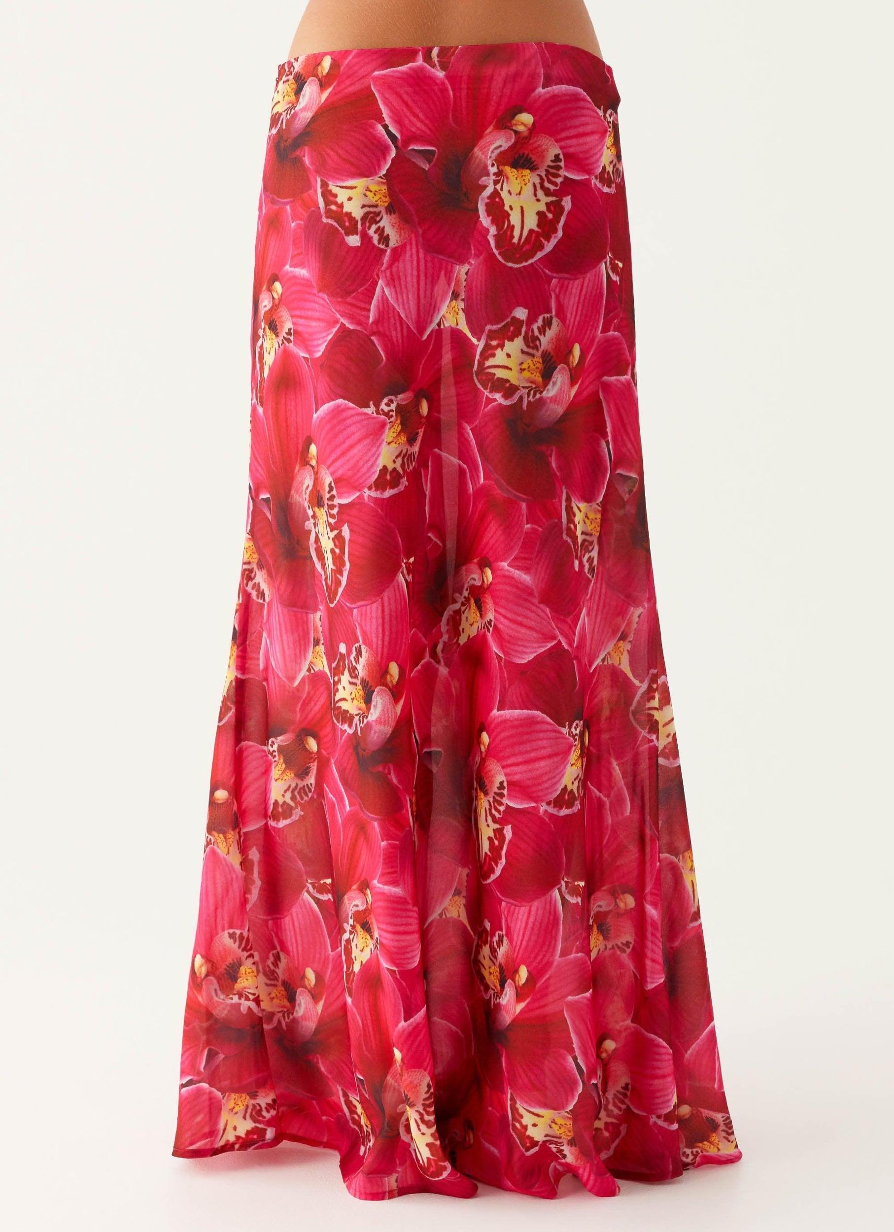 Ashley Maxi Skirt - Orchid Pink Product Image
