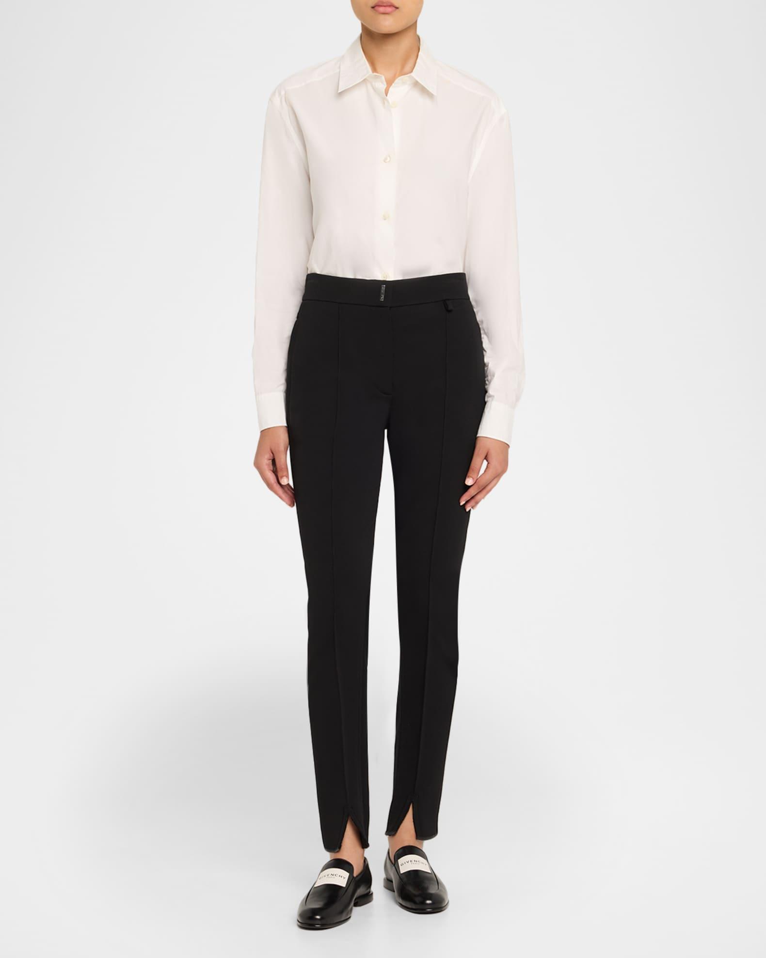 Logo Label Leather Loafers  Product Image