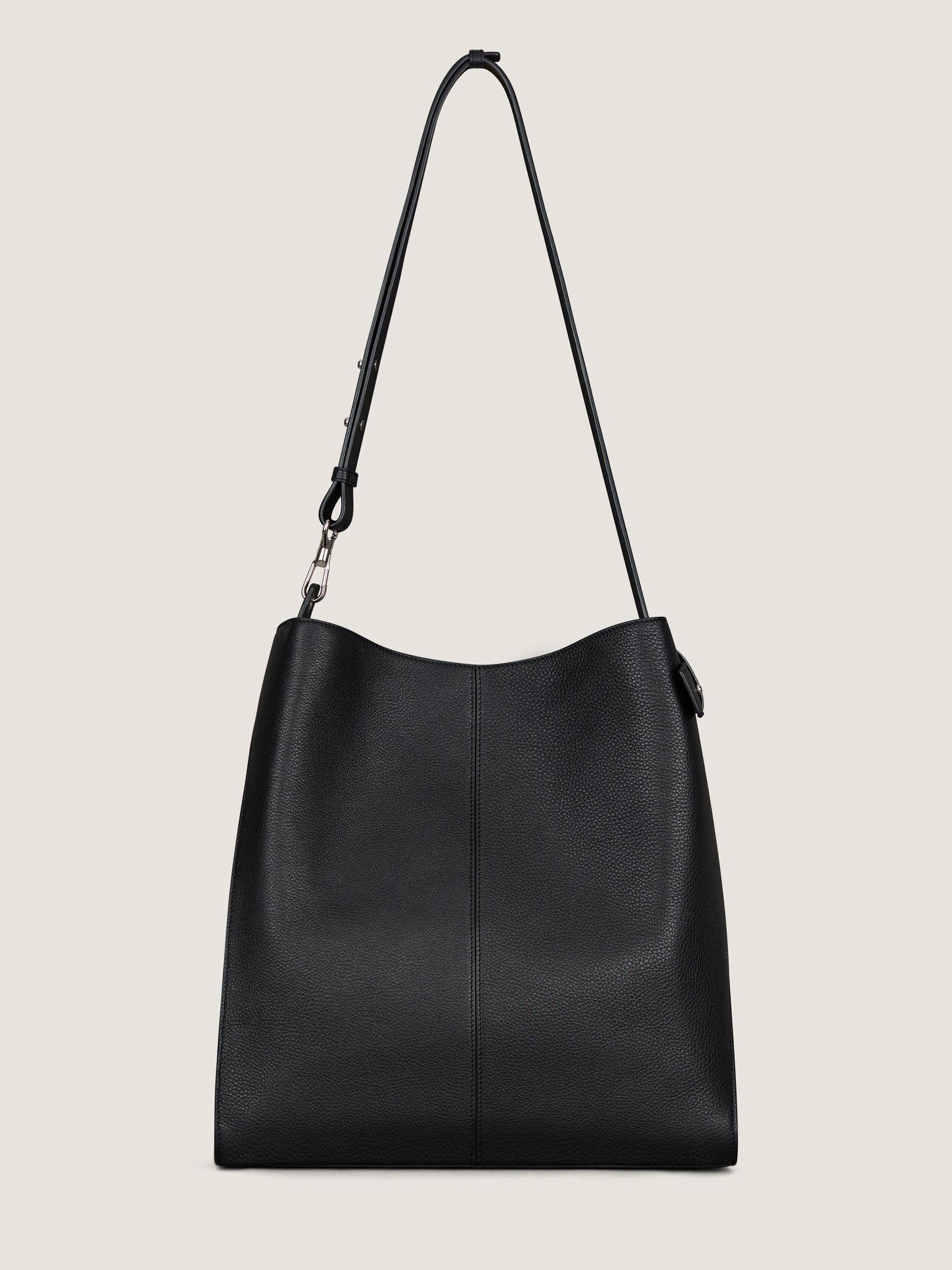 Medium Belted Hobo bag in grained leather Product Image