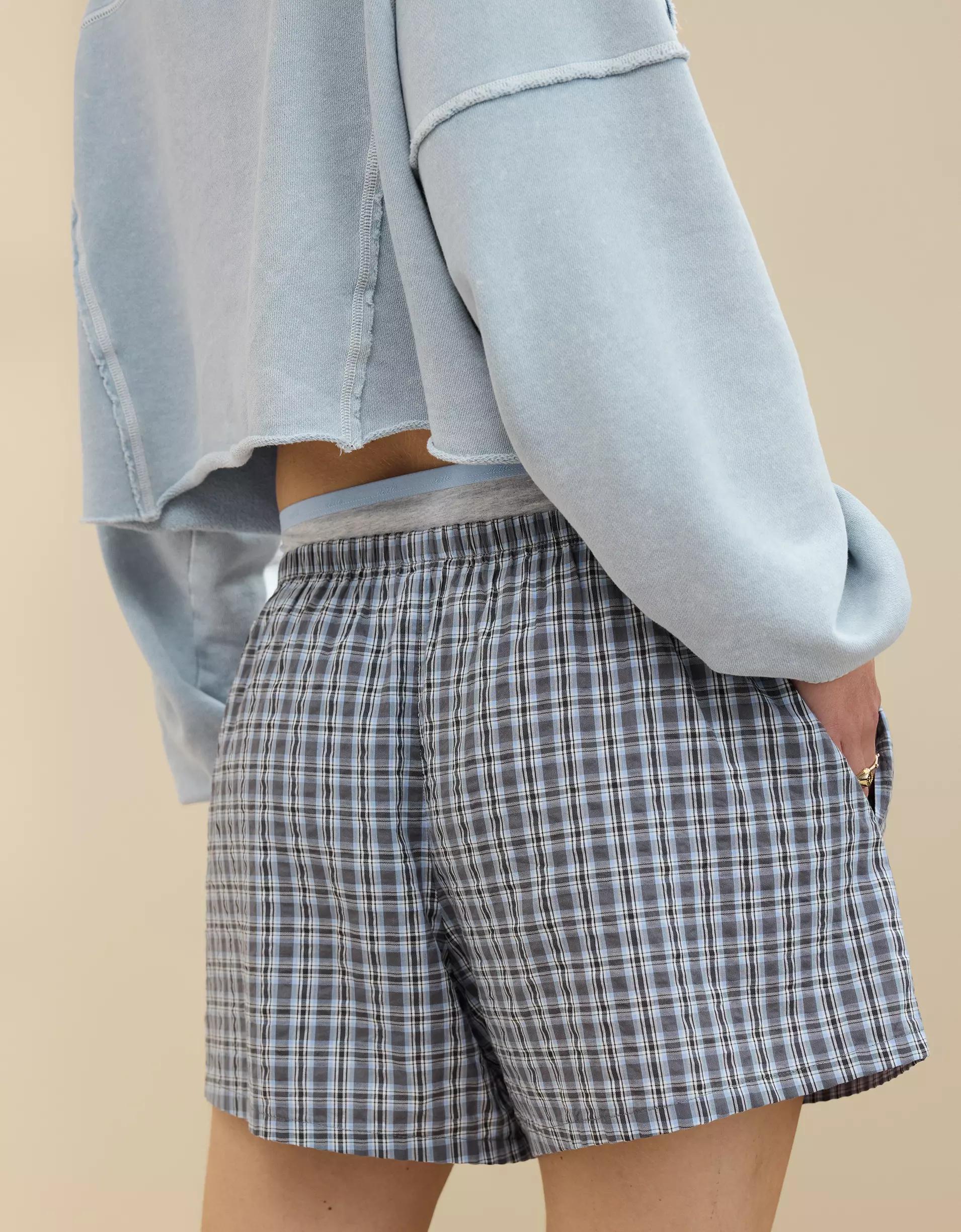 Aerie Off-Duty Seersucker Boxer Product Image