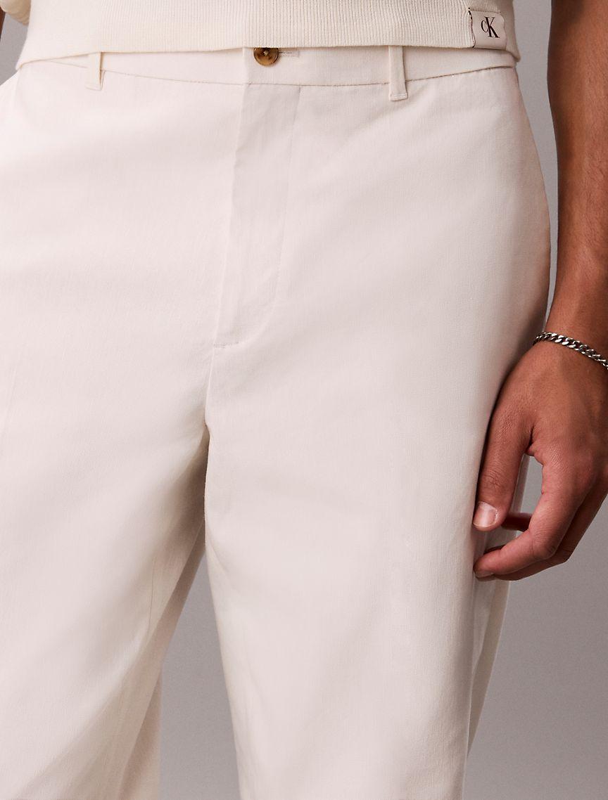 Linen Blend Pants Product Image