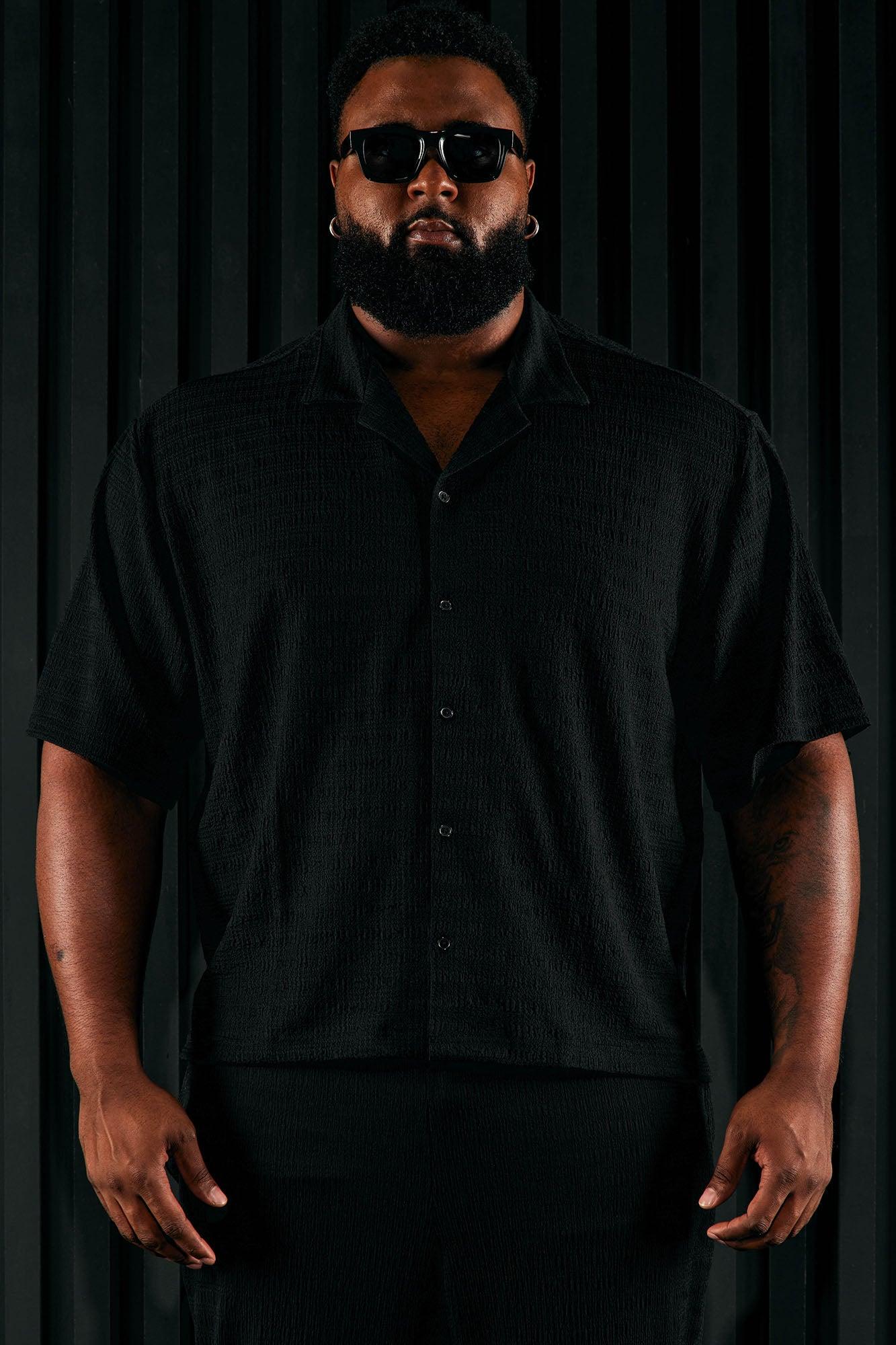 Boca Button Up Shirt - Black Product Image