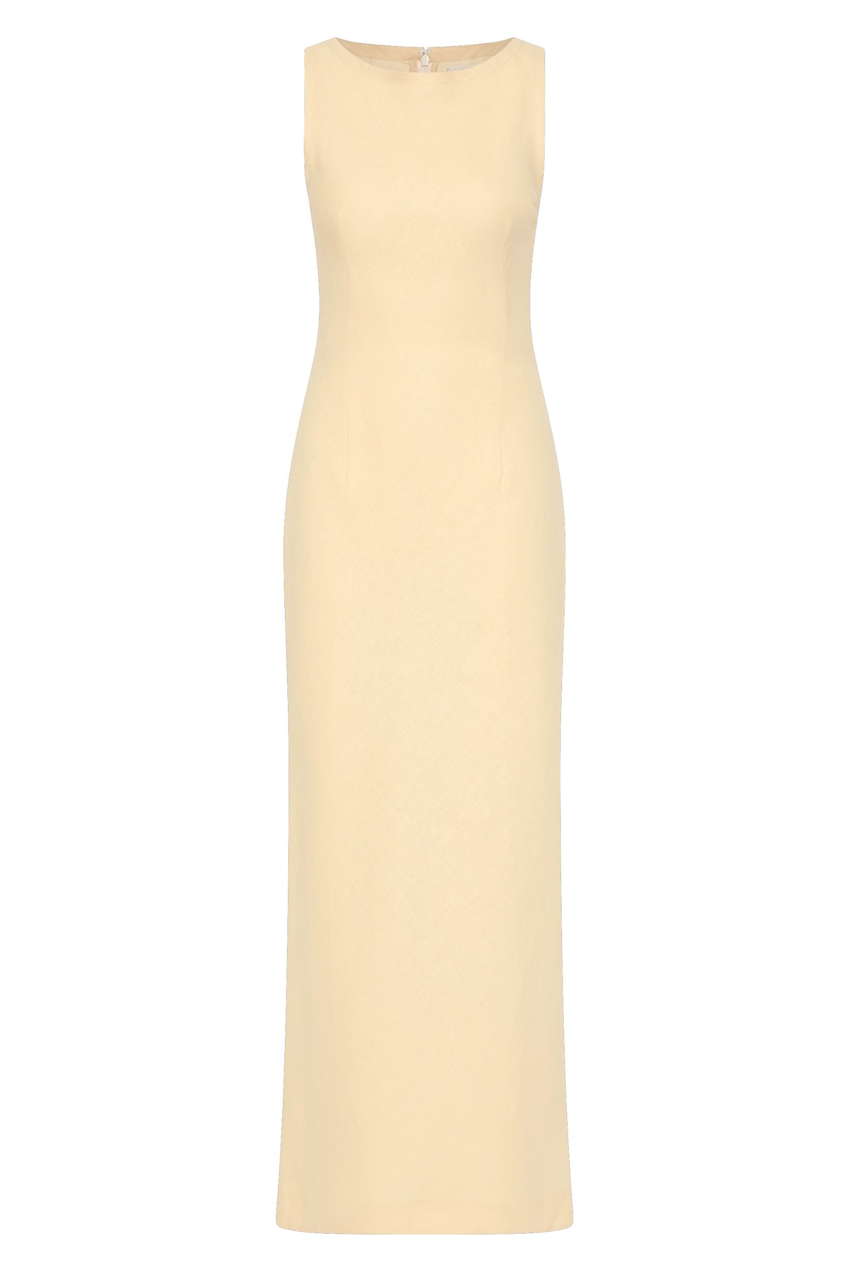 Lydie Maxi Dress Butter - Final Sale Product Image