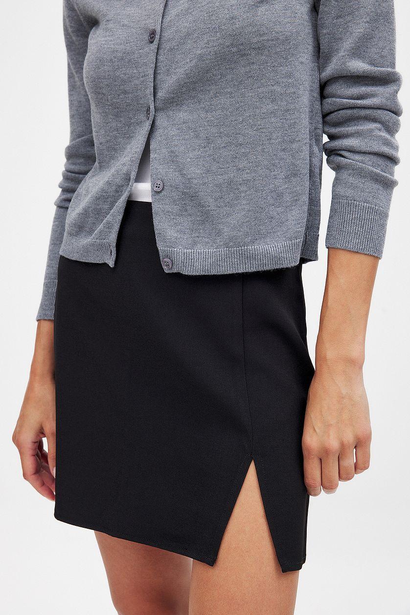 Slit Mini Skirt Product Image