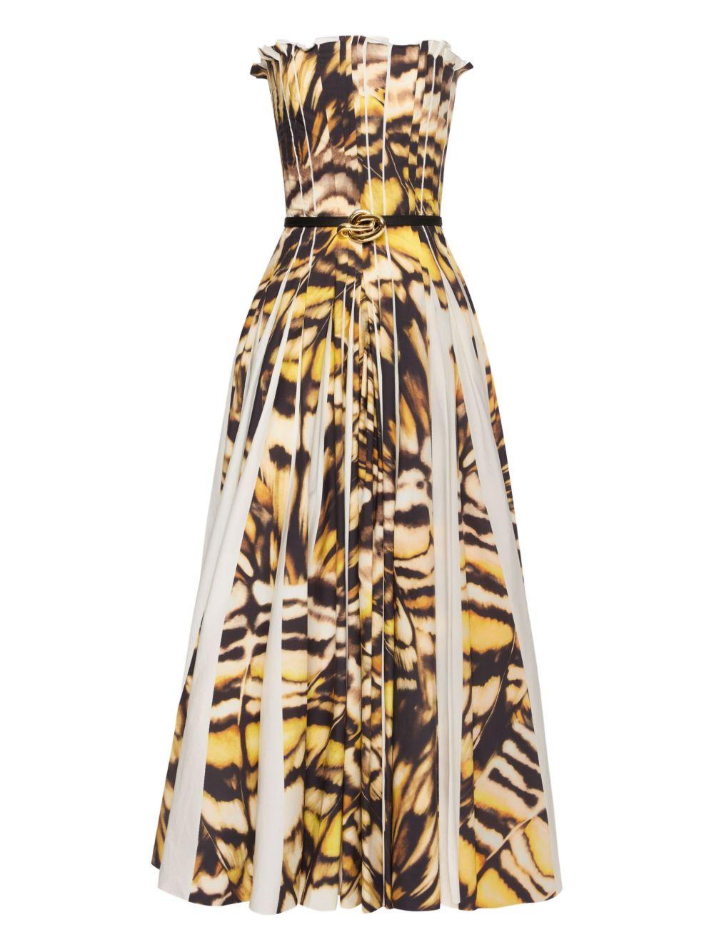 Abstract Butterfly midi dress Product Image