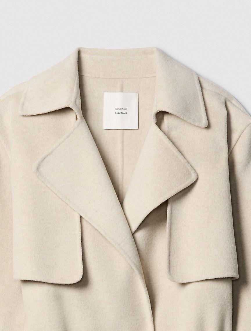 Wool Blend Trench Coat Product Image