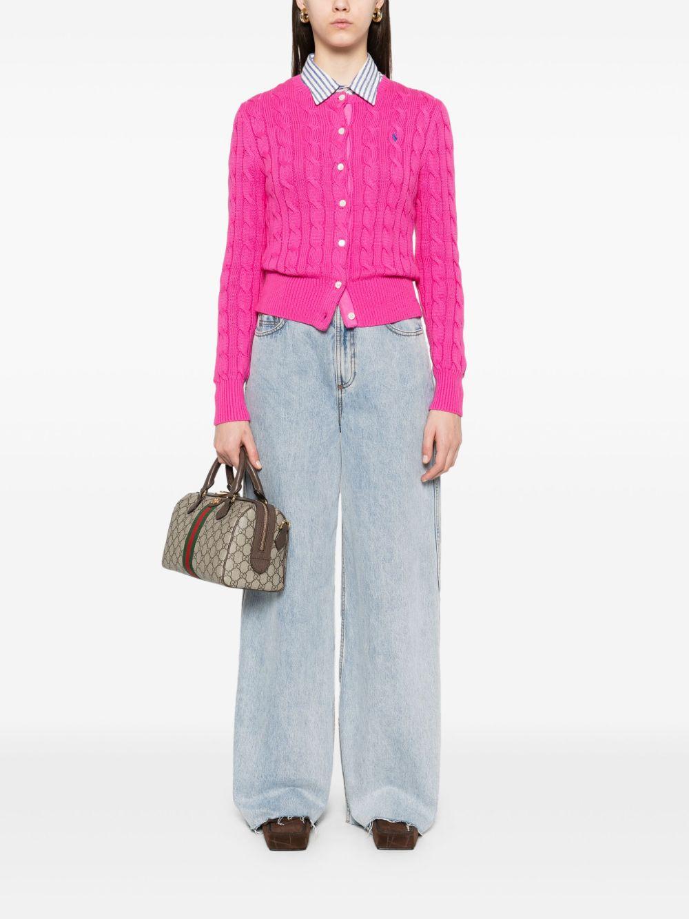 Polo Pony-embroidered cardigan  Product Image