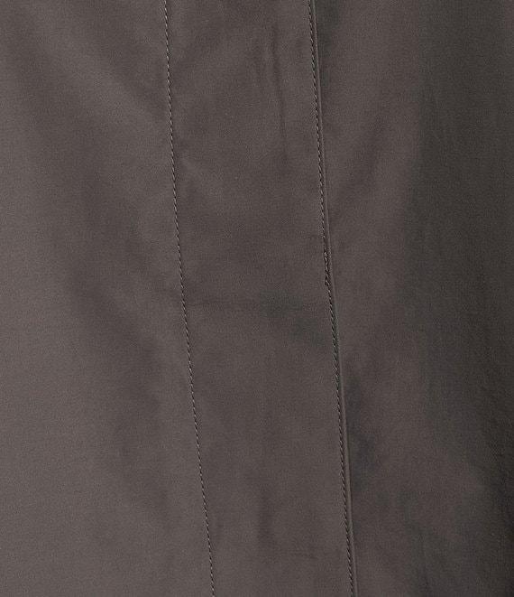 Eileen Fisher Petite Size Organic Cotton Blend Classic Collar Long Raglan Sleeve Coat Product Image