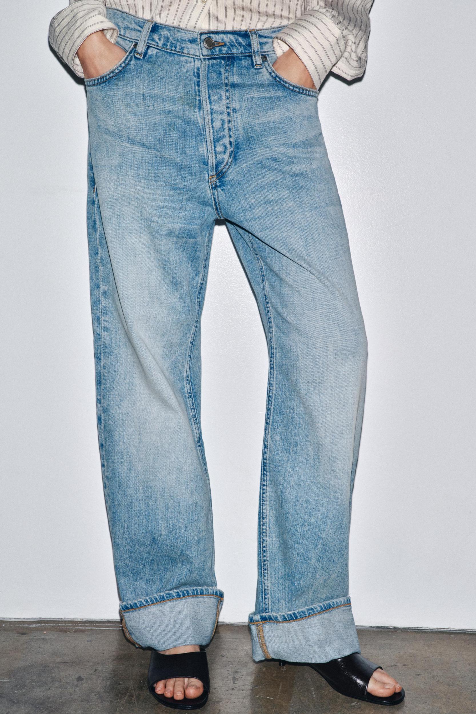 ZW COLLECTION LOW-RISE BAGGY JEANS Product Image