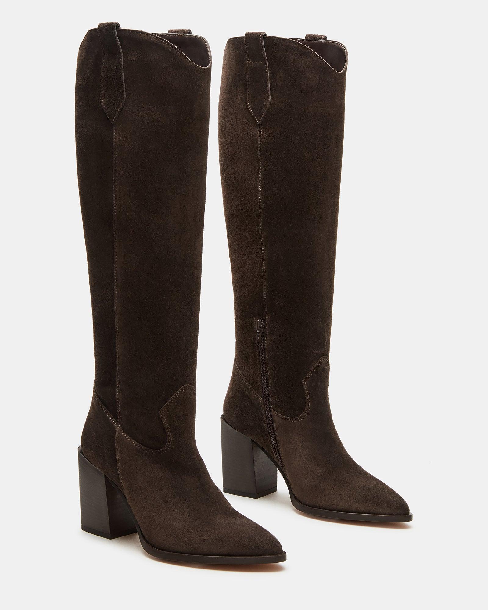 VESEY CHOCOLATE BROWN SUEDE Female Product Image