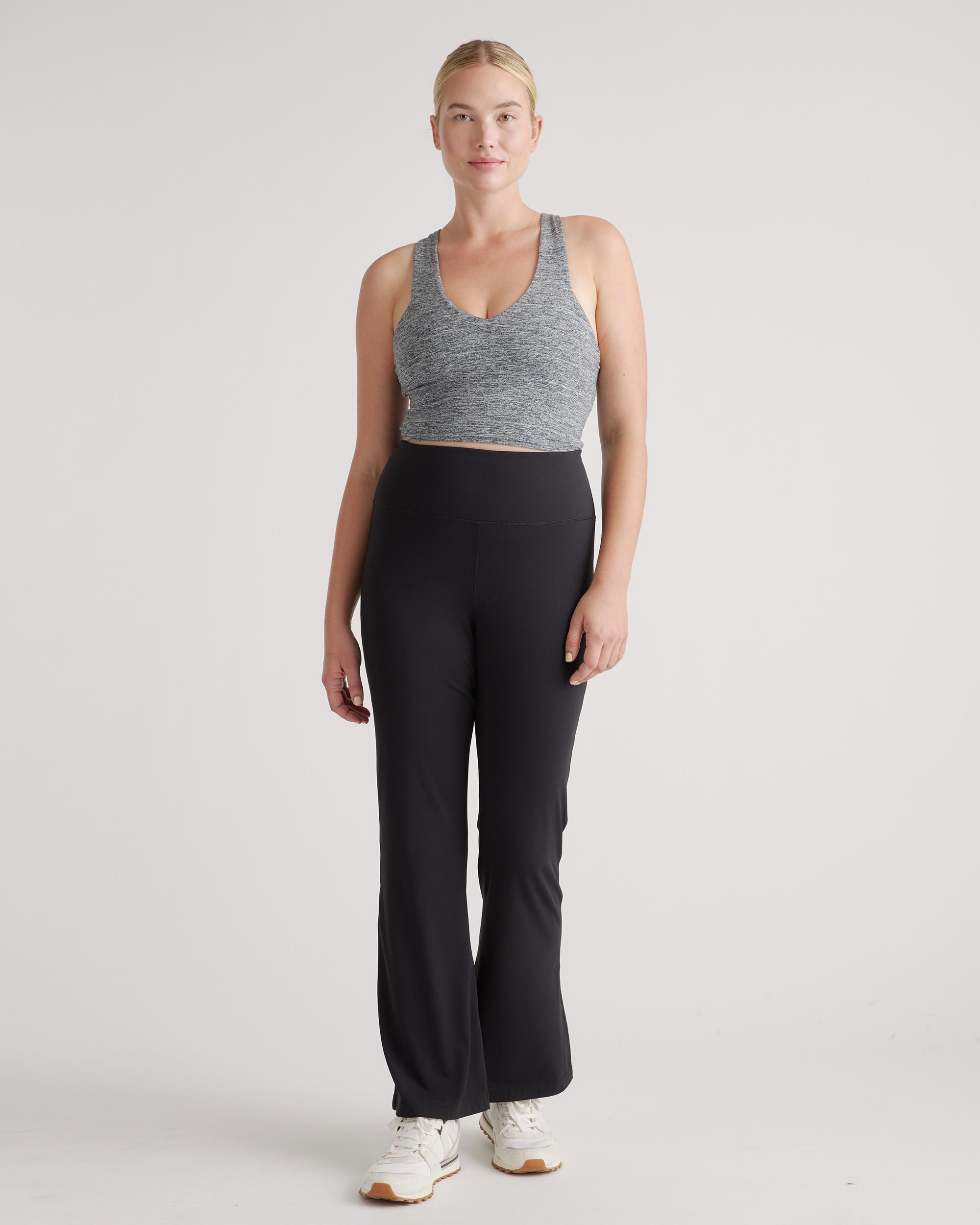 Quince | Women's Ultra-Form High-Rise Flared Pants Size XS, Nylon/Spandex Product Image