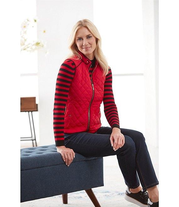 Jones New York Stretch Denim Lexington Straight-Leg Jeans Product Image