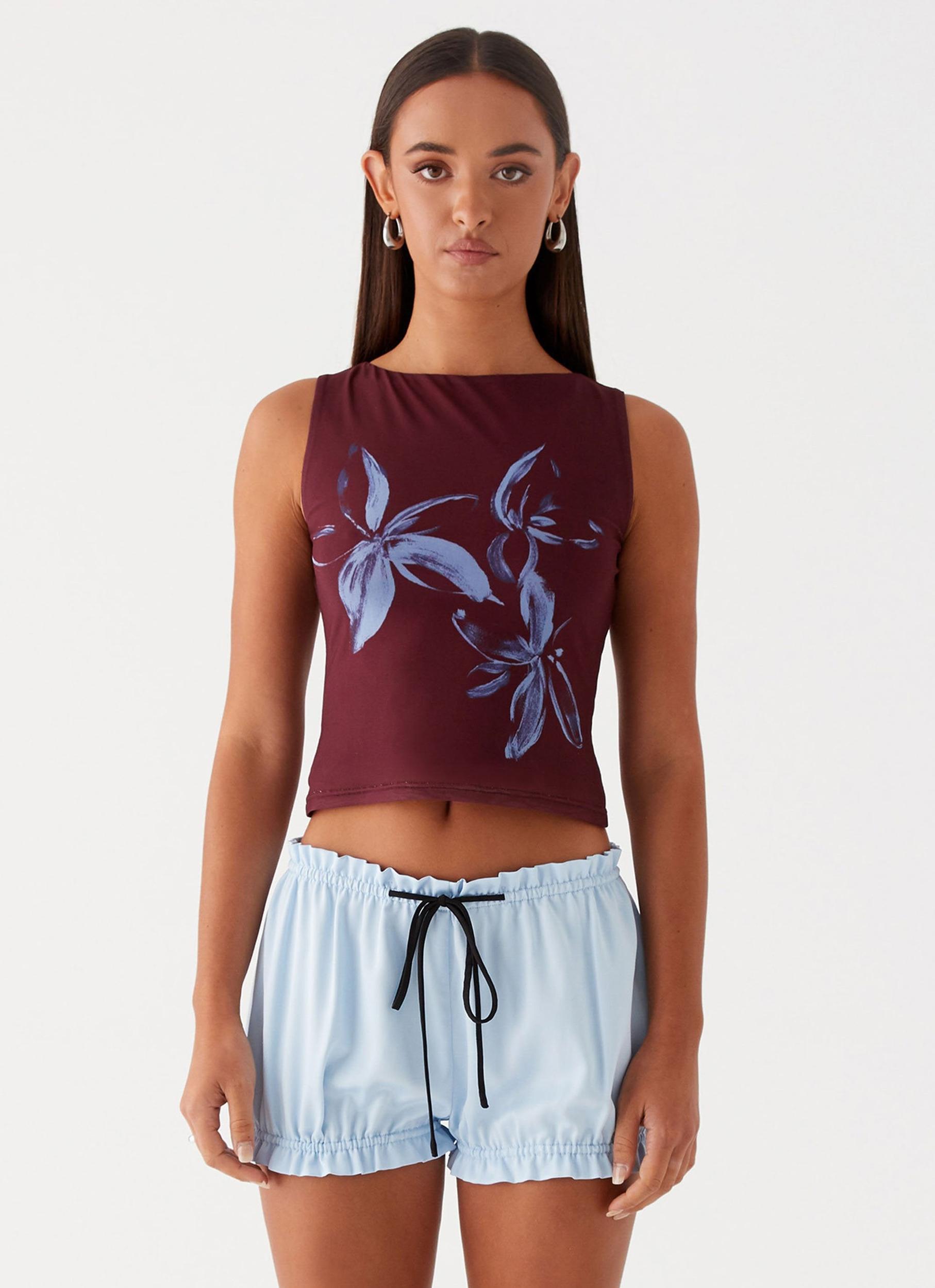 Clubhouse Bloomer Shorts - Blue Product Image