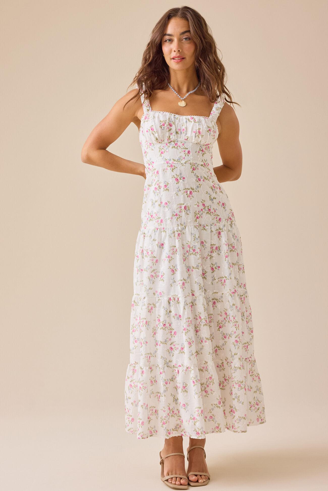 Camellia Floral Maxi Dress Product Image