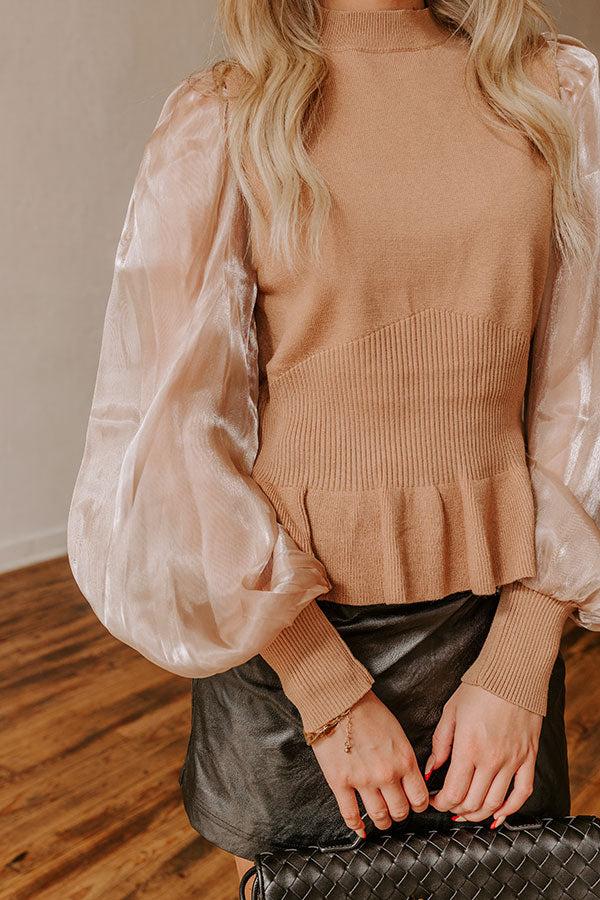 Martini Sippin' Knit Top Product Image