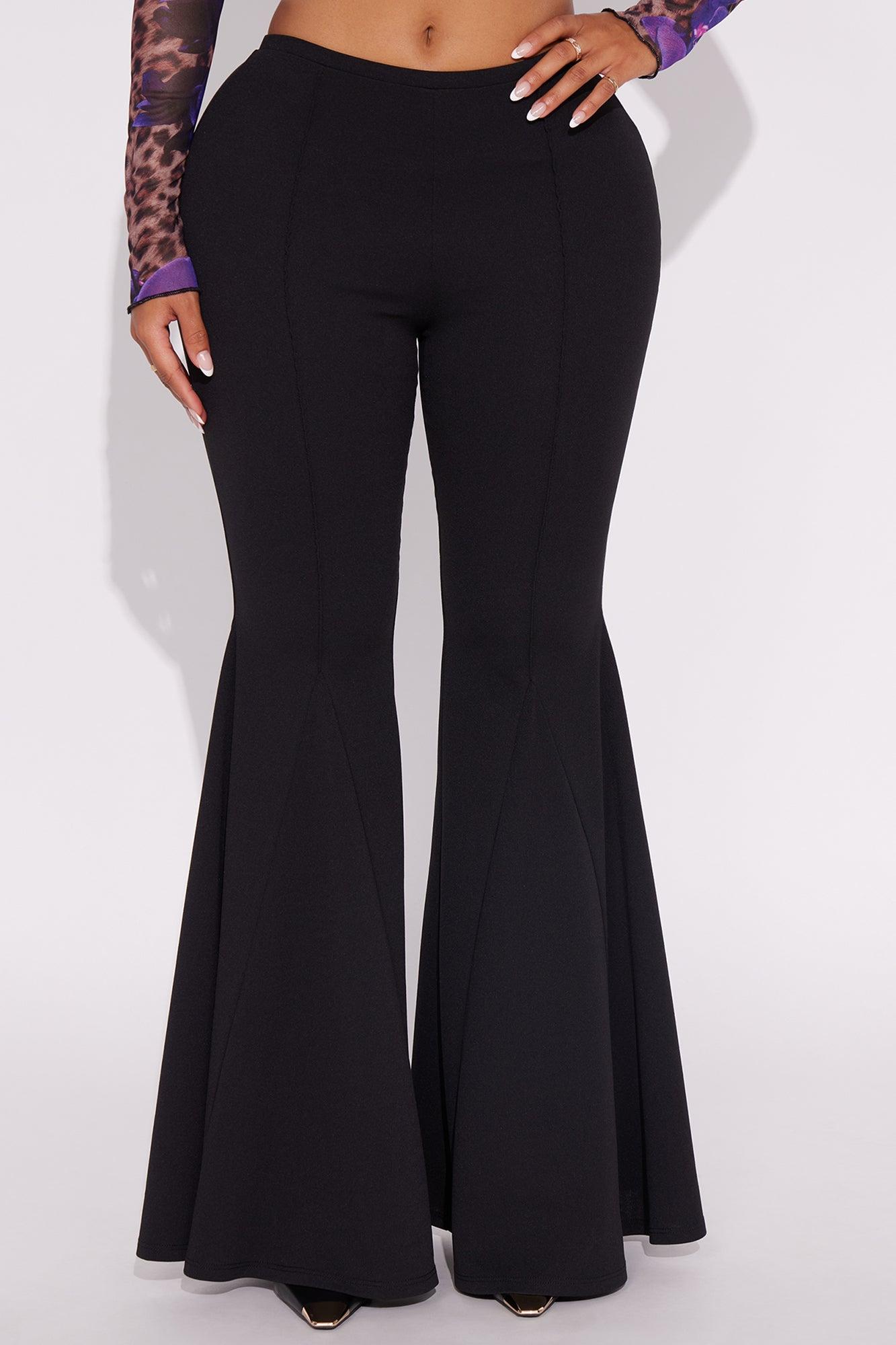 Marysol Crepe Flare Pant - Black Female Product Image