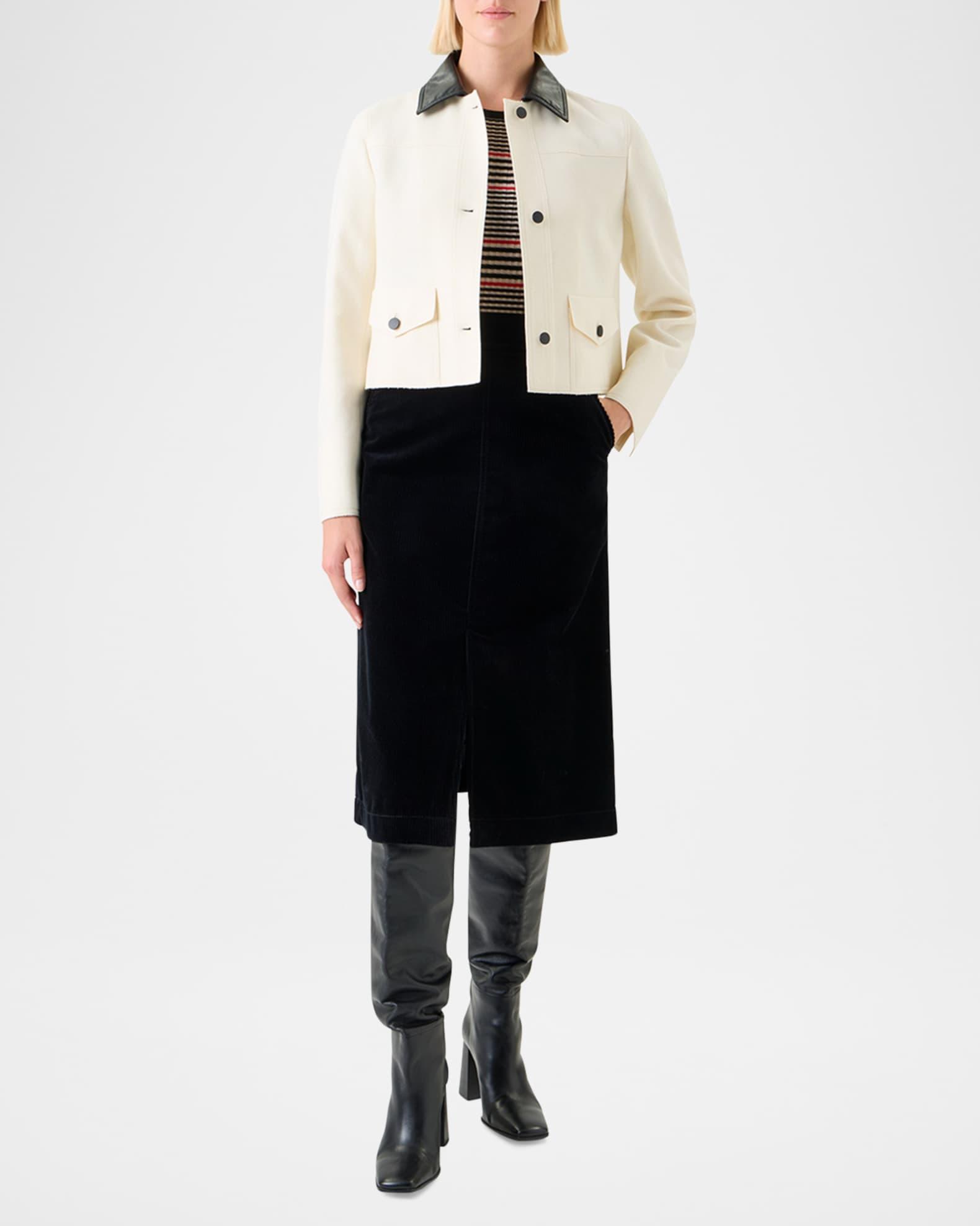 Felted Wool-Blend Short Jacket Product Image