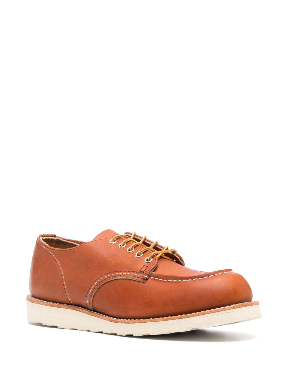 Shop Moc leather derby shoes Product Image
