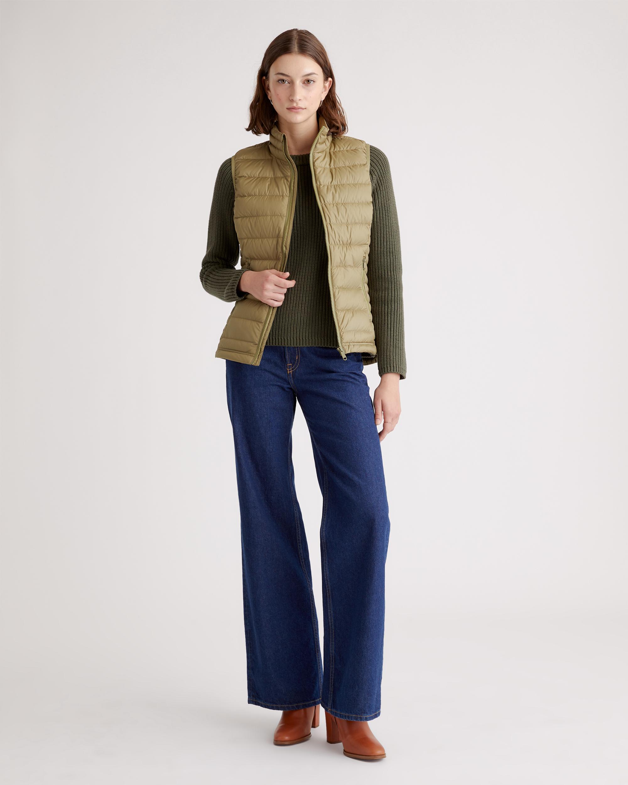 Quince | Women's Lightweight Down Packable Puffer Vest Recycled Polyester Product Image